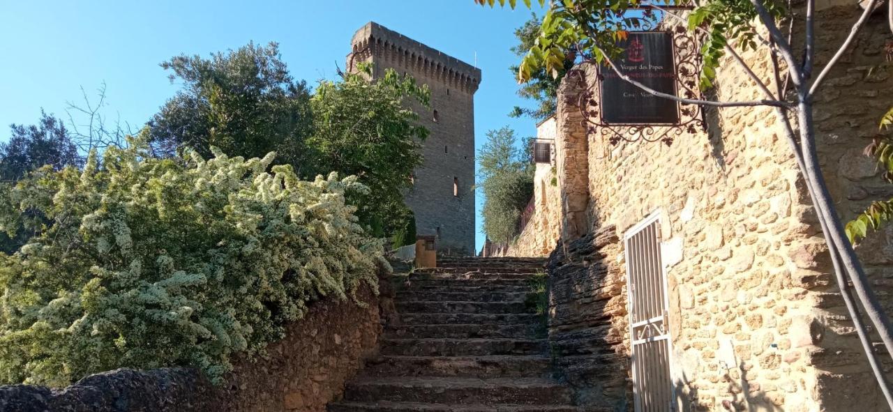 Les Volets Rouges - Glace Du Pape Châteauneuf-du-Pape Esterno foto